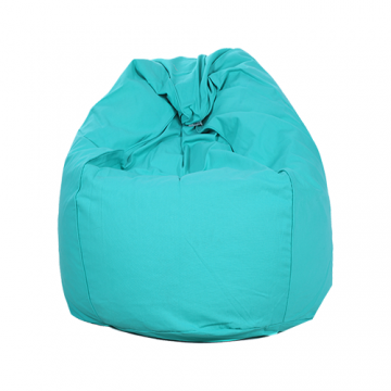 Turquoise Organic Cotton Bean Bag Cover - REME Lifestyle